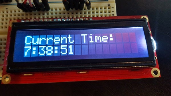 Running Arduino Clock