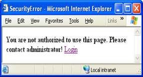 Error: User not an Administrator