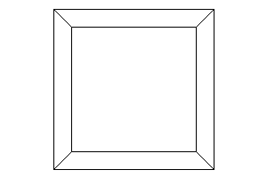 wireframe Cube with Z calculation