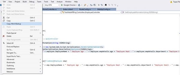 HTML Code Copy