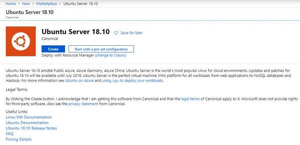 Ubuntu Server 18.10
