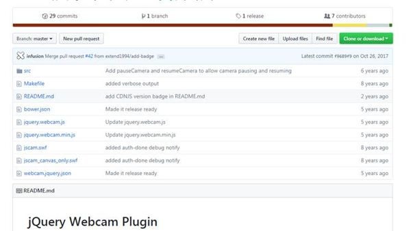 JQuery Webcam Plug-in
