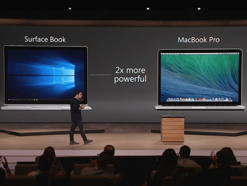 Surface Book’s Power Compared to MacBook Pro