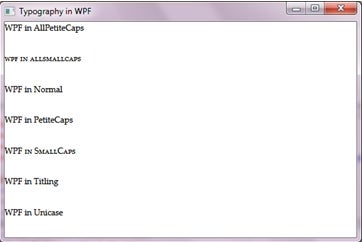 WPF Code Output