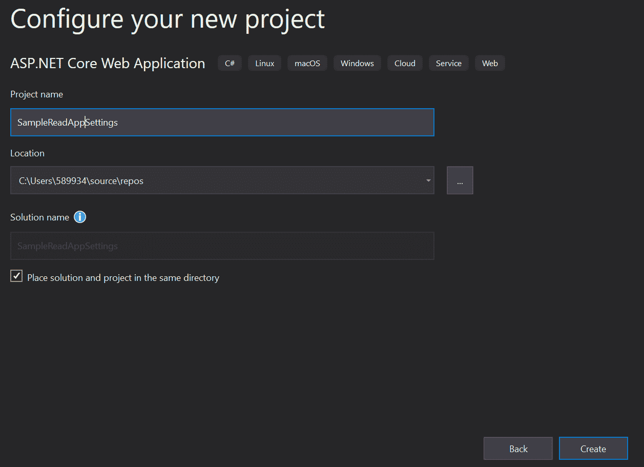 Configure Azure Projects