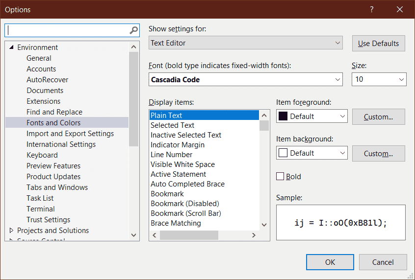 Visual Studio Visual Basic Features