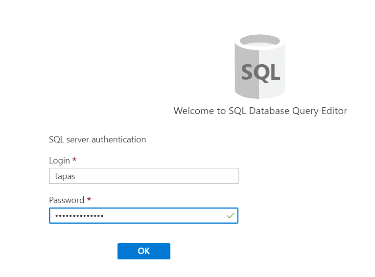 SQL Database authentication