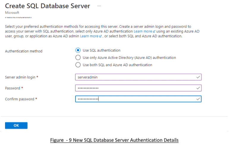 SQL Server Authentication in Azure
