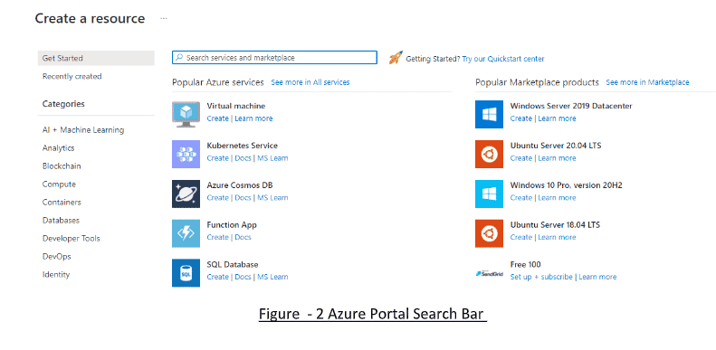 Azure Portal Search