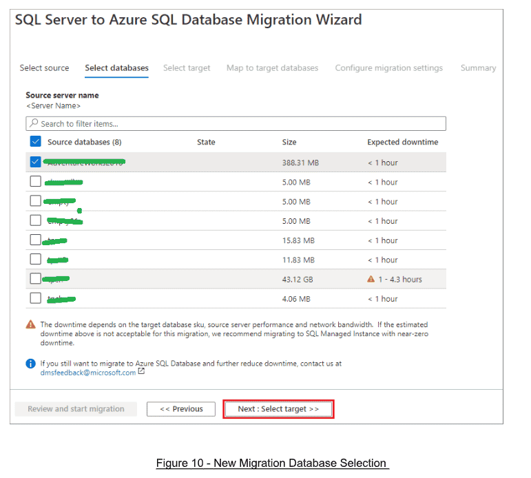 Azure SQL Database Migration