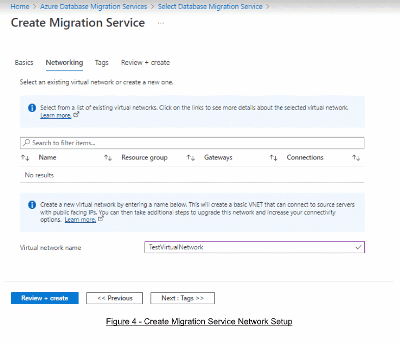 Migration Service Setup for Azure